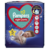 Pampers Night Pants 5 plenk. kalhotky 12-17kg 22ks