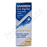 Sanorin 0. 5mg-ml nas. gtt. sol. 1x10ml
