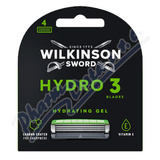 WILKINSON Hydro 3 Black Edition nhr.  hlavice 4ks